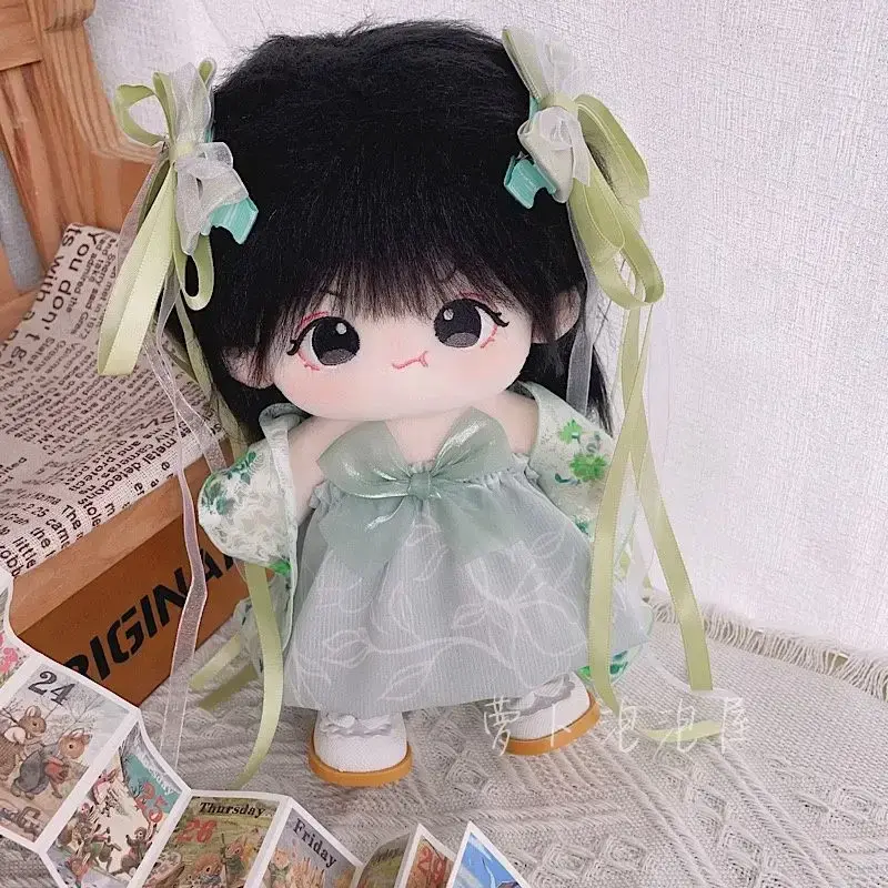 Hanfu ancient costume 20cm baby clothes stock dress cheap cotton doll clothes chubby body can be worn