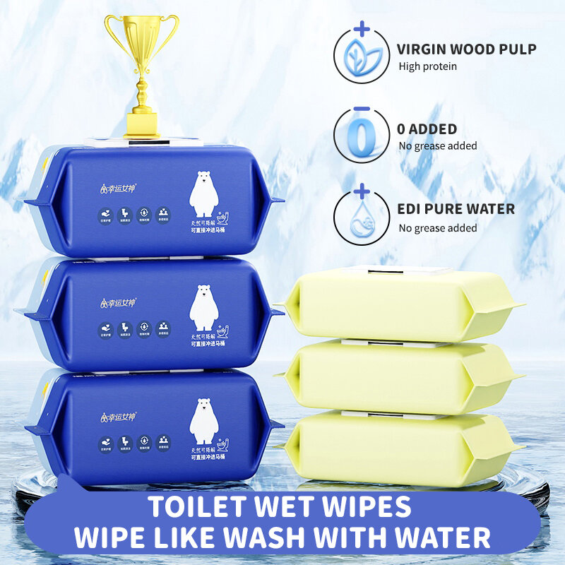 1 Packung (80 stücke) feuchte Toiletten papier tücher Feucht tuch für Arsch tücher Erwachsene private Reinigung Antiseptische Gewebe hygiene Wischt ücher