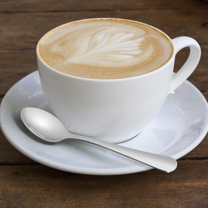 ช้อนกาแฟ12ช้อนช้อนช้อนตักน้ำตาลช้อนตักชาขนมช้อนรับประทานอาหารสำหรับบ้านร้านอาหาร