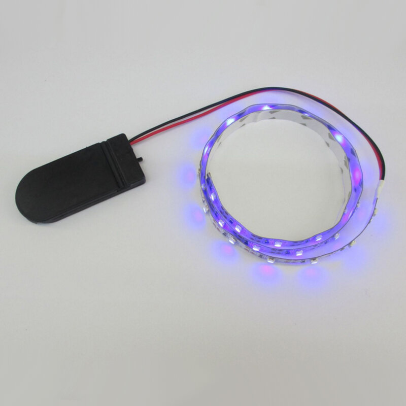 Bande lumineuse LED SMD flexible avec pile bouton, lampe à ruban, étanche, décoration d'intérieur, 8mm, PCB, 2835 m, 1m, 2m, 62,3 V, DC, 60LED, M, 0.5