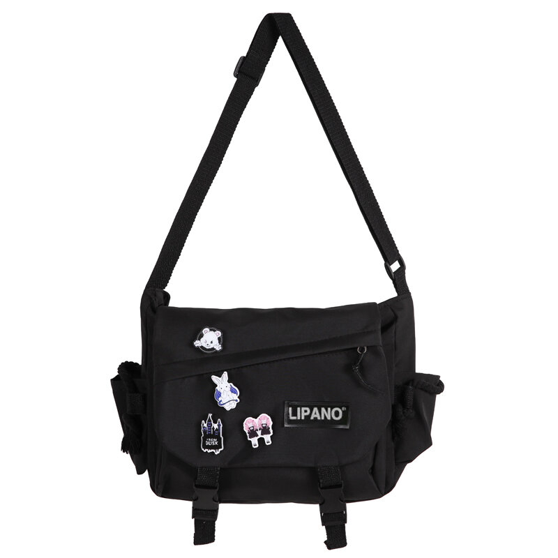 Large Capacity Crossbody Bags for Teenager Girls Men Shoulder Harajuku Messenger Student School Bags Sac Nylon Handbags