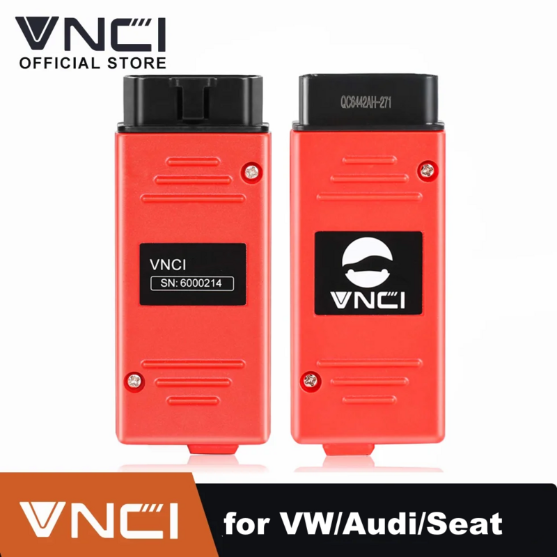 Инструмент Диагностического Интерфейса VNCI для VAG с инженерным программным обеспечением для VW Audi Skoda Seat поддерживает CAN FD/DoIP