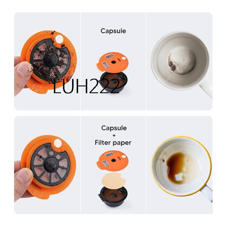 50pcs/20pcs Disposible Paper Filter For Reusable Tassimo Coffee Capsule Protect From Block Keep Capsule For Cleaning