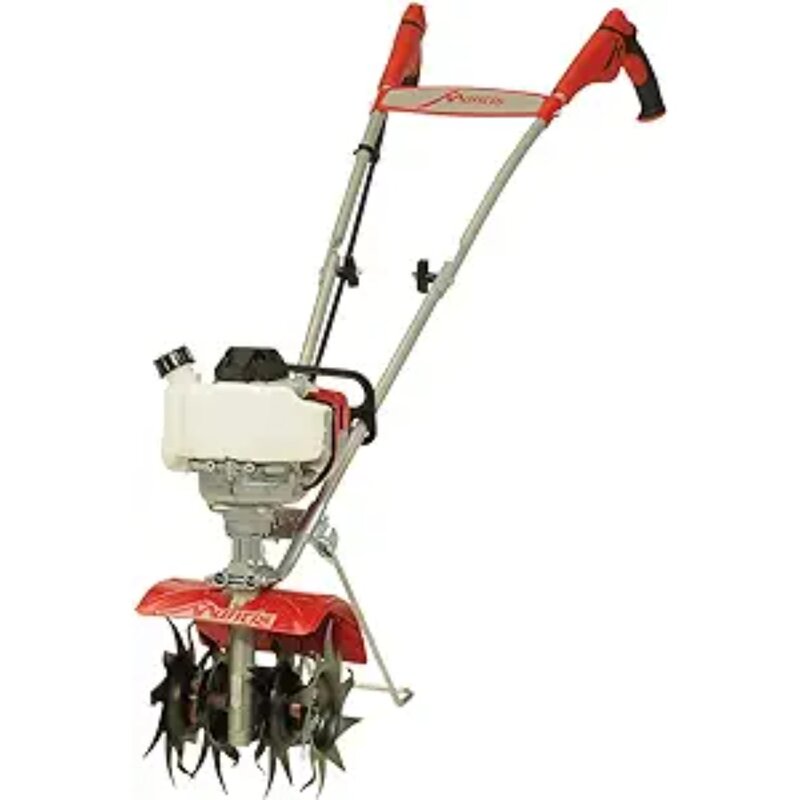 New-New-Mantis 7940 4-Cycle Gas Powered Cultivator, red