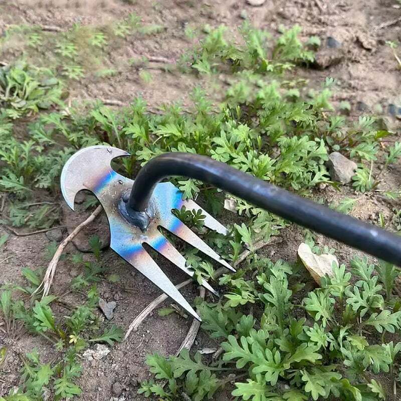 Nowy artefakt odchwaszczający narzędzie do odchwaszczania ze stali manganowej chwastownica ogrodowego luźna gleba do ręcznego usuwania narzędzia ogrodnicze