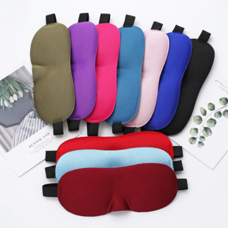 남녀공용 부드러운 휴대용 눈가리개, 3D 수면 마스크, 자연 수면 아이 마스크, 아이쉐이드 커버, 여행용 아이패치, 1 개
