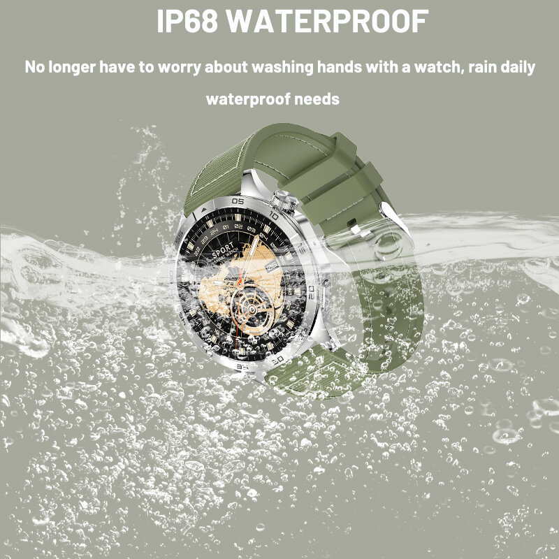 Smartwatch HK4 men and women outdoor sports social networking Bluetooth waterproof healthy sleep