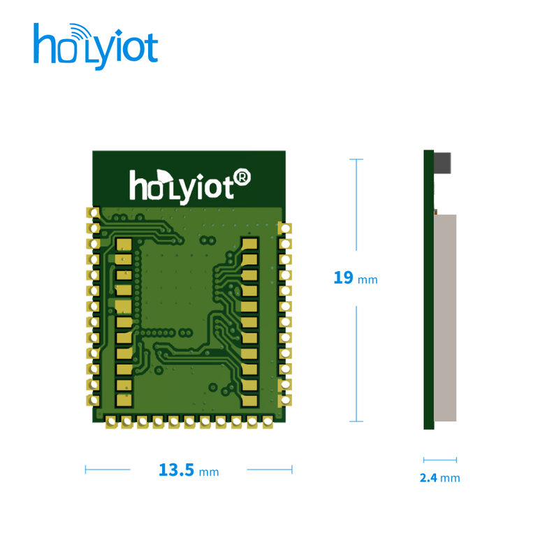 HOLYIOT BLE 5.0 블루투스 자동화 모듈, 초저전력 소비 모듈, 세라믹 안테나용 FCC CE 인증, NRF5340