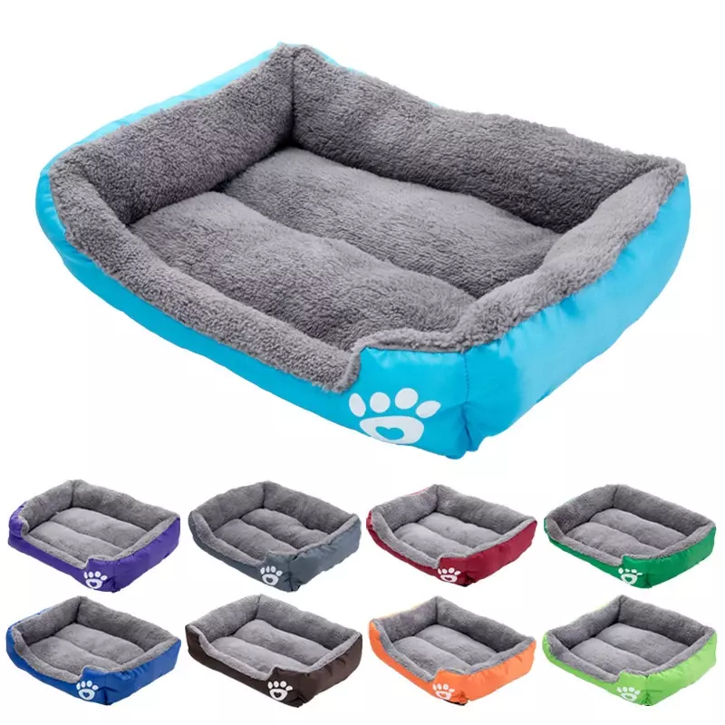 Dropshipping S-3XL Large Pet Cat Dog Bed Warm Cozy Dog House Soft Fleece Nest Baskets House Mat Summer Winter Waterproof Kennel