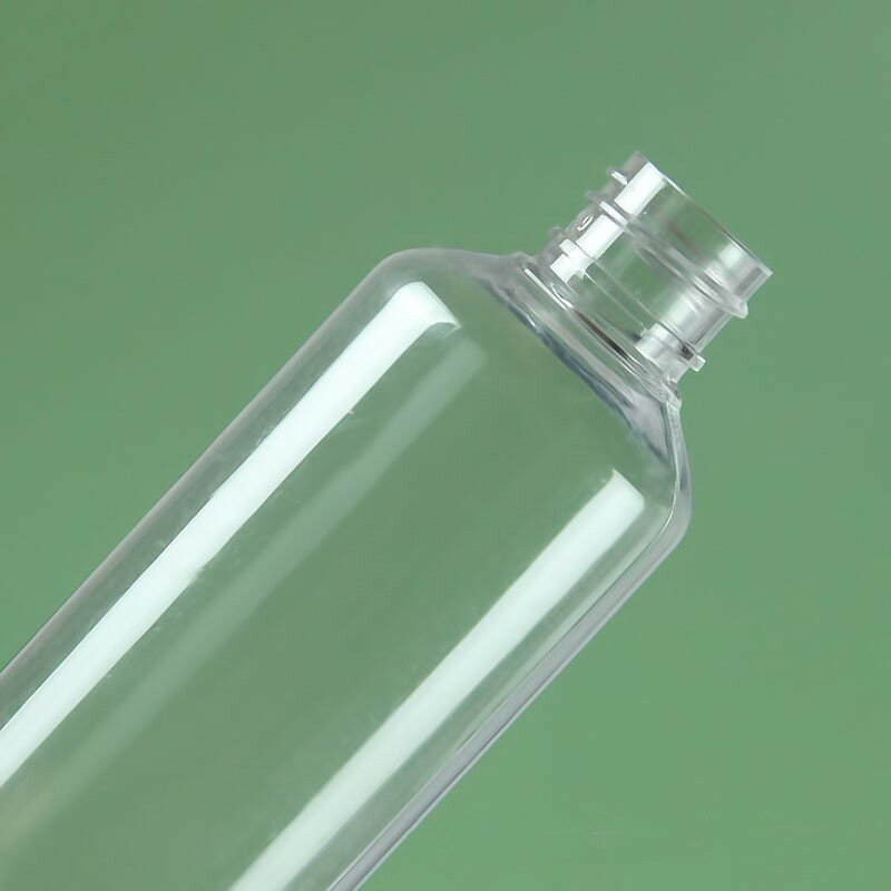 Bottiglie da viaggio bottiglie di plastica vuote da 100ml con tappo a scatto bottiglie di tenuta trasparente per contenitori per il trucco di lozioni liquide con tappo a vite