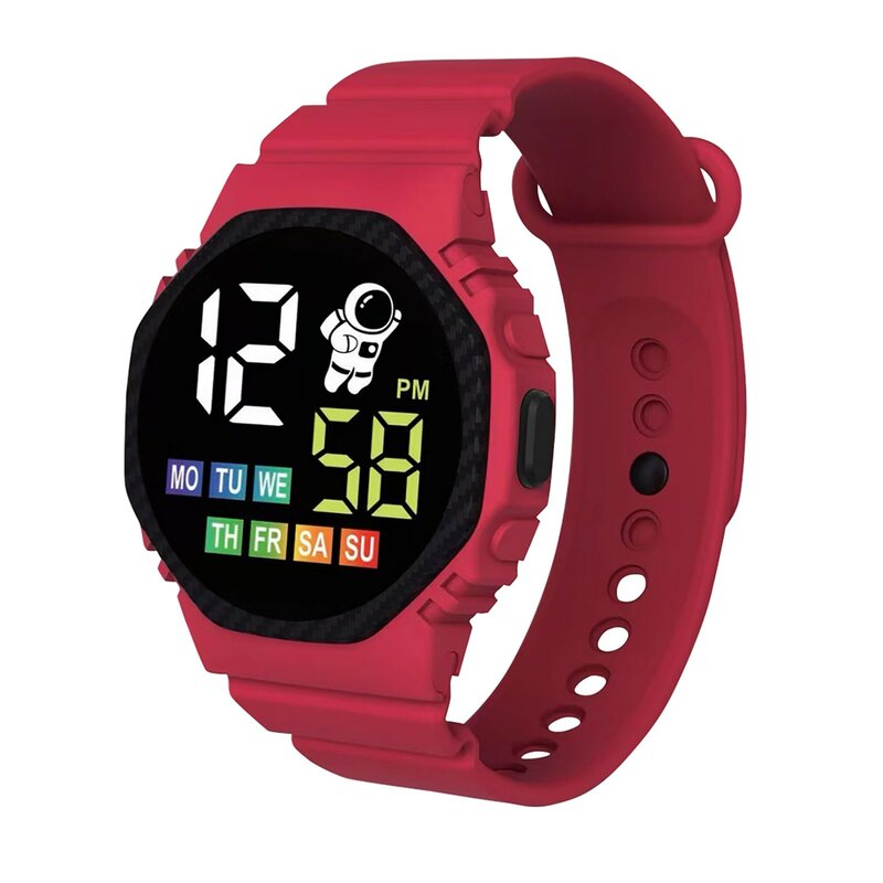 Solid Kids Watch Children's Sports Watch Display Week Suitable For Outdoor Electronic Watch Relogio Infantil For Students