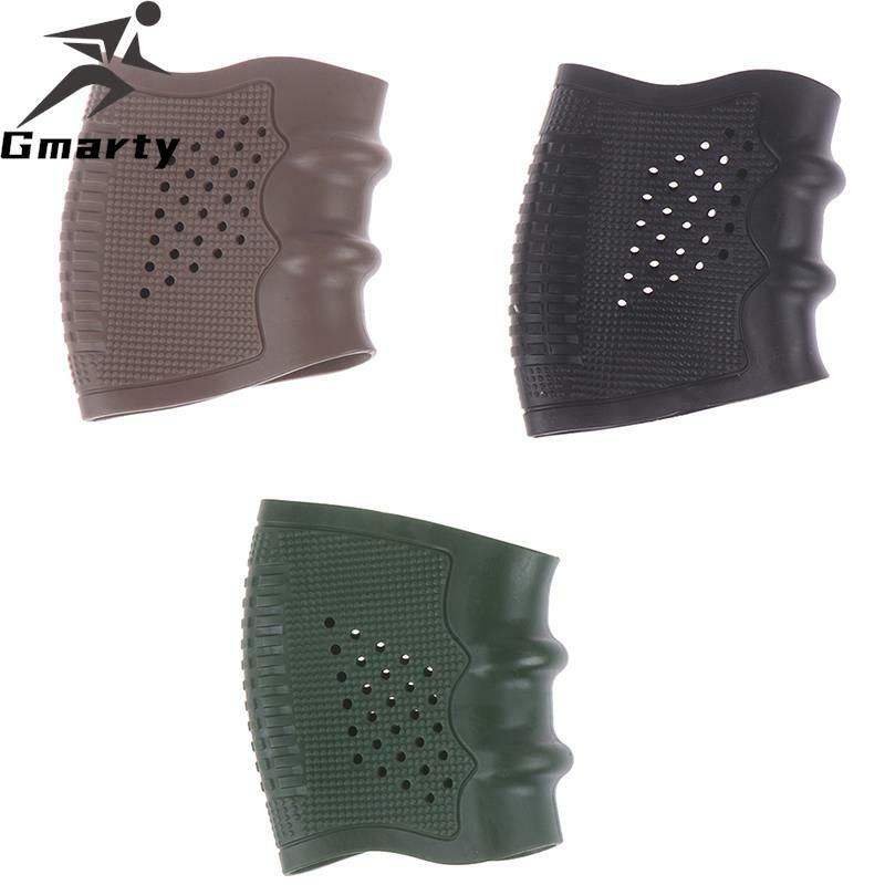 Anti-Slip Tactical Handgun Rubber Protect Cover Grip Glove Tactical Holster for Glock Hunting Black Gun Accesories