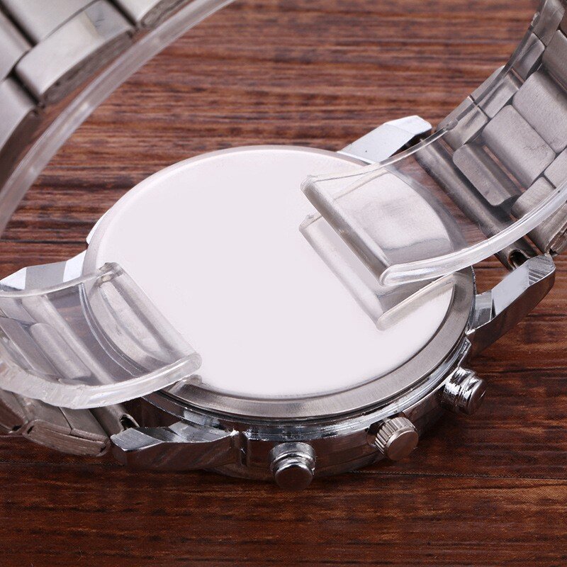 Cod]-男性と女性のためのステンレス鋼のクォーツ時計、ファッション