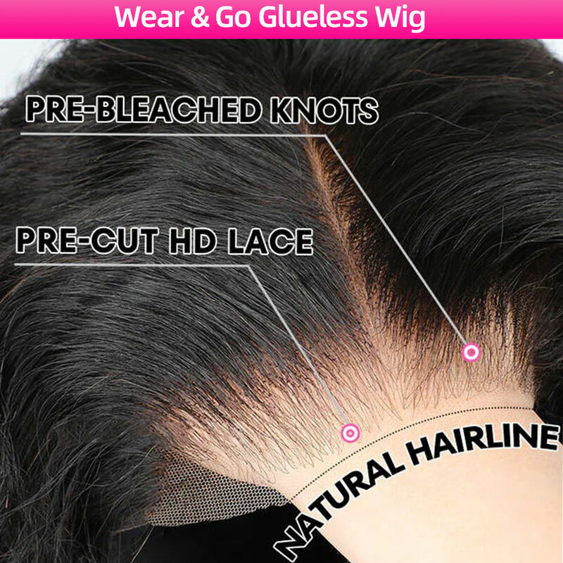 Накладные и изнашиваемые прямые парики в стиле Трейси без клея, предварительно вырезанные отбеленные узлы, готовые к ношению парики HD 4x6, парики из человеческих волос для женщин