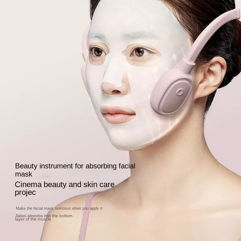 Le micro-courant du masque facial est introduit dans le salon d'alimentation de beauté pour un usage domestique