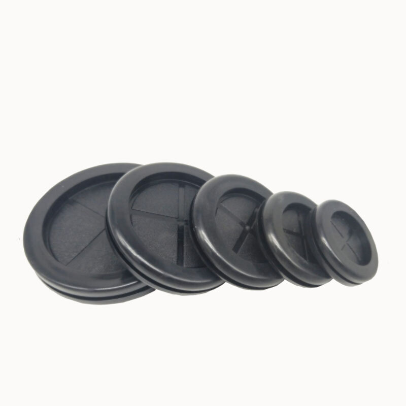ゴム製保護シール,14x16〜90*100mm,2〜8個のセット,保護ワイヤー用の穴付き配線ケーブルシール