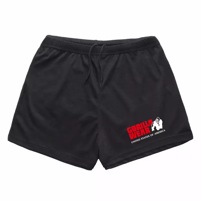 2024 New Summer Men's Board Shorts Powerhouse Fitness & Bodybuilding Workout Shorts Drawstring Shorts For Man Cotton Short