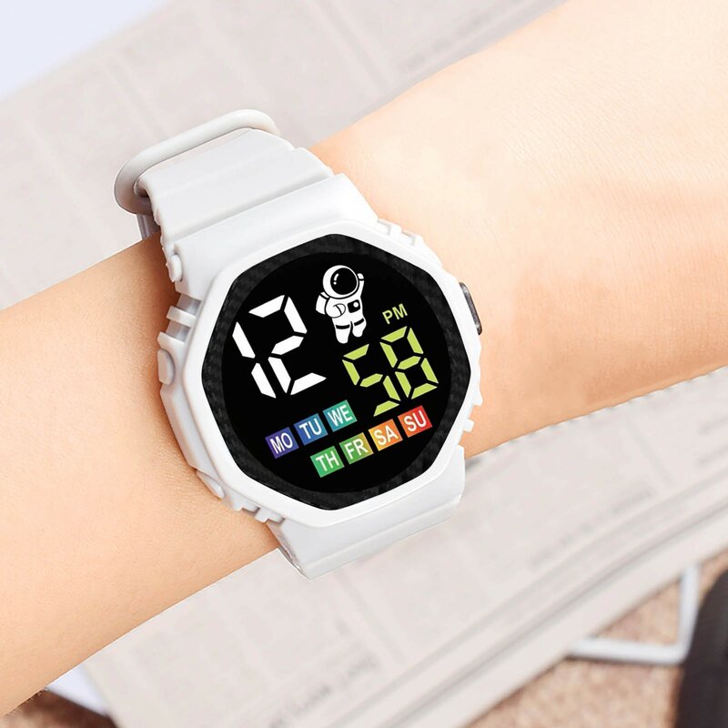 Wystawa zegarków sportowych dla dzieci tydzień nadaje się do elektroniczny zegarek na świeżym powietrzu dla studentów ساعة Чكية للاطفال смарт часы для детей