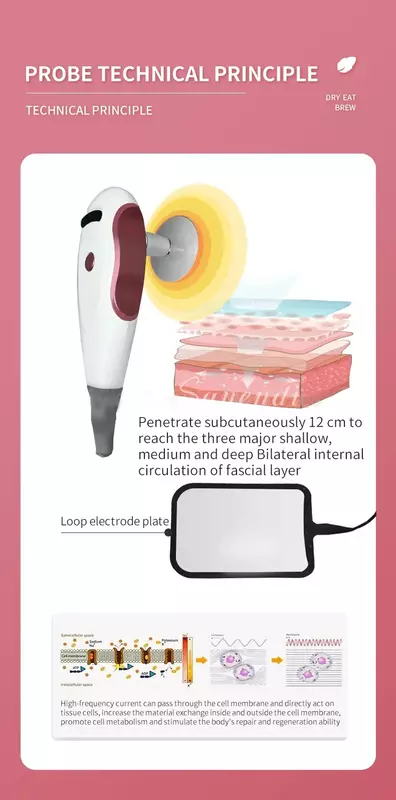 INDIBA-Dispositivos de cavitación Tecar 448K para el cuidado corporal, dispositivo de cuidado facial para pérdida de salud y belleza, tecnología española RET CET RF Slim