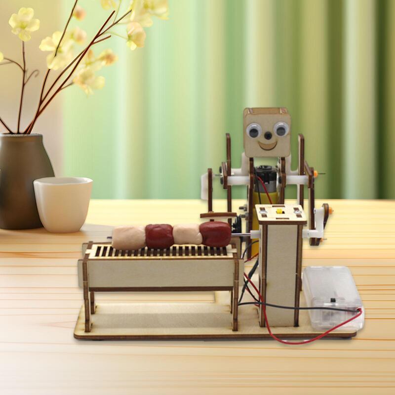 Grill Roboter DIY Kinder Spaß Wissenschaft Experiment Spielzeug DIY Lernspiel zeug