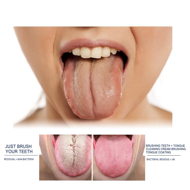 Weiche Silikon Zungen bürste doppelseitige Zungen beschichtung Schaber Zungen beschichtung Reinigung Zahnbürste Mundhygiene Pflege Zubehör