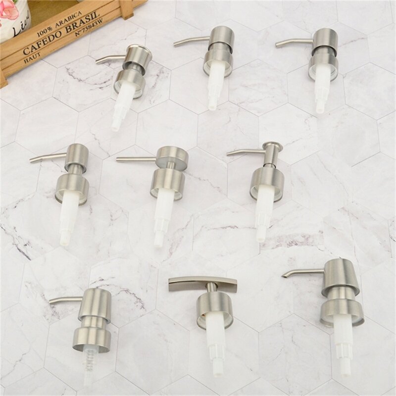 Brushed Nozzle Soap Head with Accurated Liquid Discharge for Shampoo Bottle Dropship