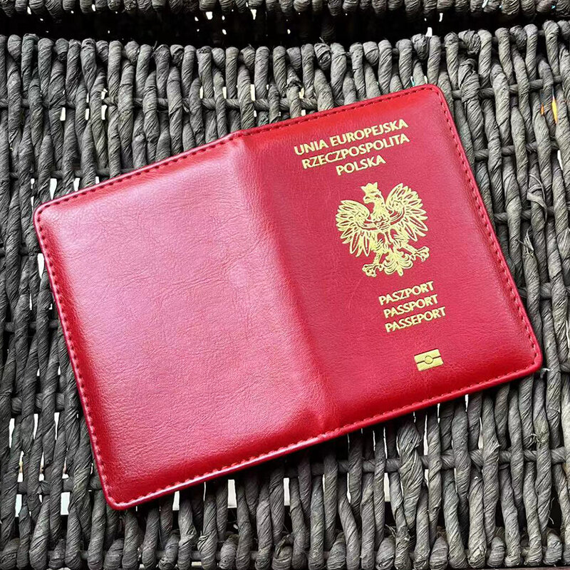 Polen polnische Pass hülle Reise zubehör Pass Fall na dokumenty etui na paszport okładka