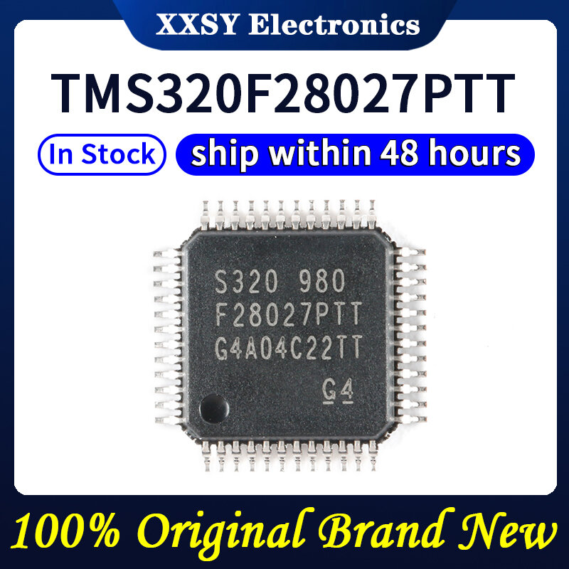 TMS320F28027PTT LQFP48 F28027PTT, alta calidad, 100% Original, nuevo