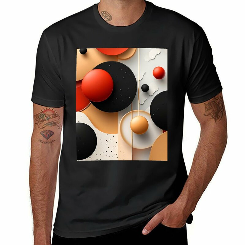 Modern Abstractions - Odkryj hipnotyzujące wzory T-shirt letnie topy koszulki szybkoschnące odzież męska wagi ciężkiej
