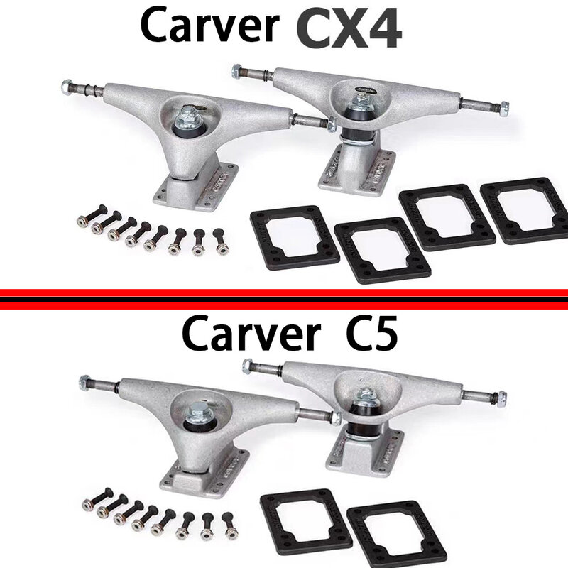 Carver CX4 C5 braket Skateboard Selancar, braket Skateboard truk papan ikan papan panjang