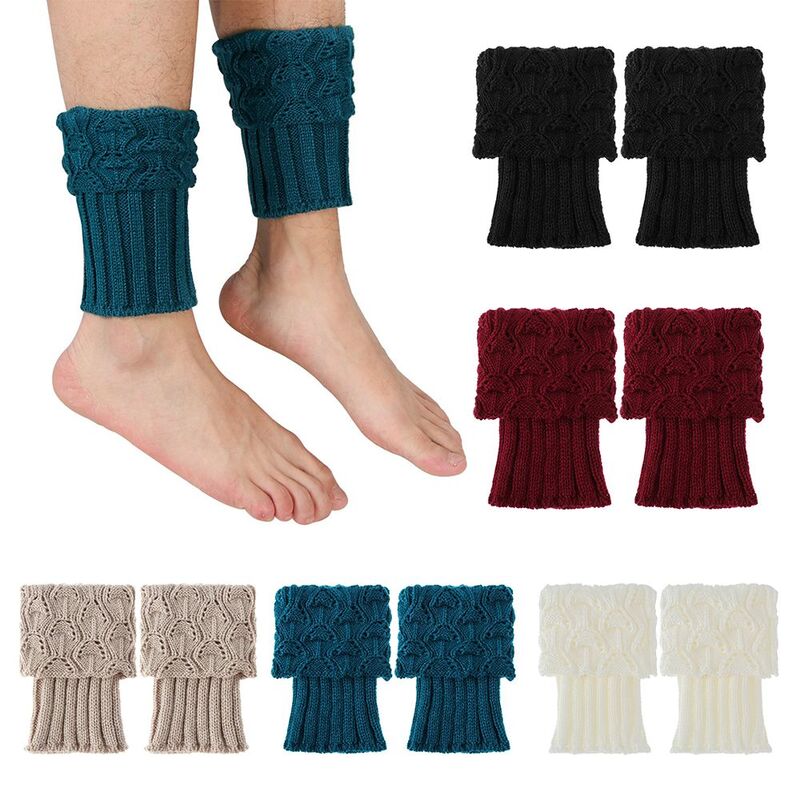 1 Pair Toppers Shoes Accessories Crochet Women's Fashion Boot Socks Foot Cover Boot Cuffs Leg Warmers