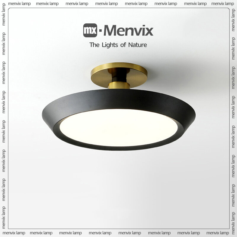 Menvix-Luz Led de techo regulable para dormitorio, lámpara colgante de diseño moderno para cocina, cama y habitación