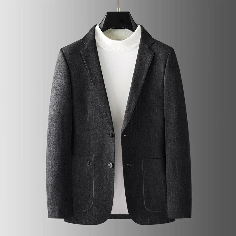 9949-traje de lana pura para hombre, traje de negocios de gama alta