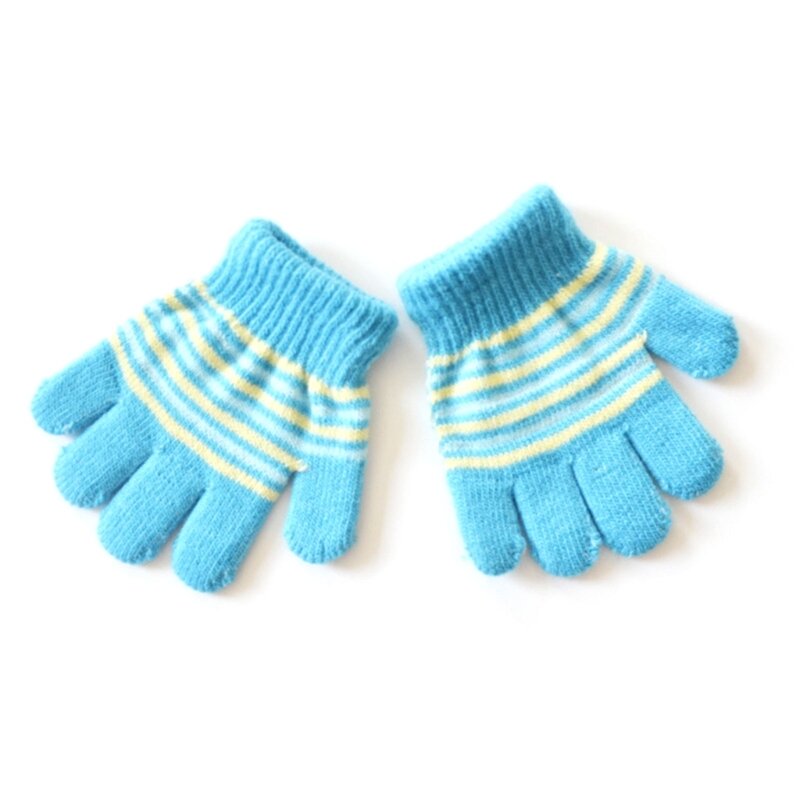 2022 New Baby Mittens guanti a dita intere accogliente lavoro a maglia autunno scaldamani accessori per abbigliamento per bambini Toddler Kid addensato
