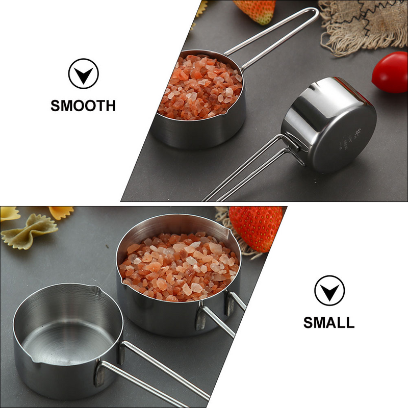 Measuring Spoon Restaurant Coffee Measure Scoop Tea Cup Set Spoon With Handle Seasoning Baking Scale Measuring Spoon
