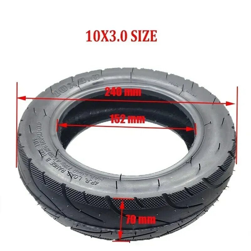 Neumático de 10 pulgadas para patinete eléctrico KUGOO M4 PRO, tubo interior exterior de goma resistente al desgaste, 10x2,50, 10x3,0