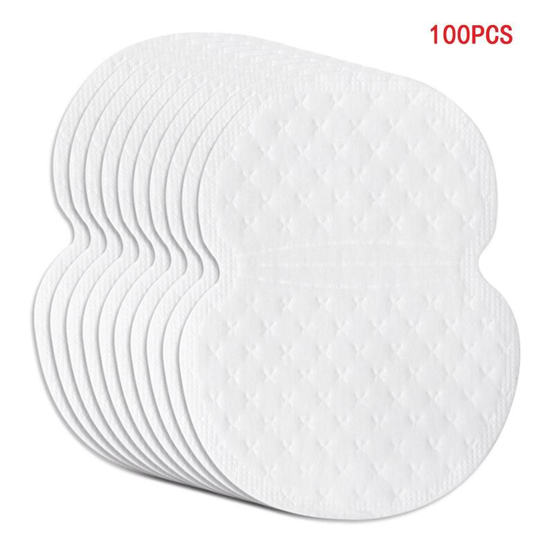 100PCS Disposable Sweat-absorbing Patch Summer Deodorants Cotton Pads Underarm Armpit Sweat Pads Dress Disposable Stop