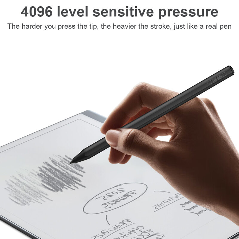 Para Excellence 2 bolígrafo con goma de borrar 4096 sensibilidad a la presión Rechazo De Palma soporte de inclinación lápiz Stylus para marcador Plus