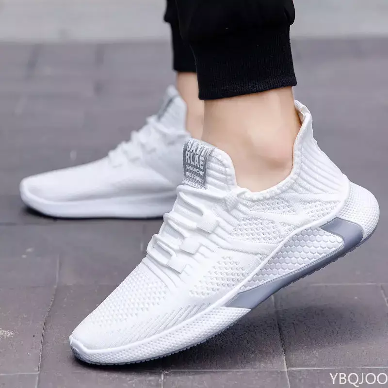 Spring Autumn New Brand Designer Casual Mesh Shoes Men Breathable Running Shoes Men Comfortable All-match Flat Men Sneakers