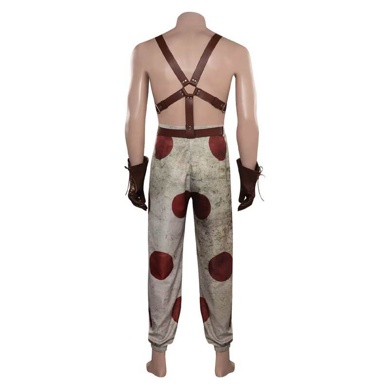 Twisted Cosplay Metal Sweet Tooth Cosplay Pants Belt Gloves Costume For Men Boys Role Playing Outfits Halloween Disguise Clothes