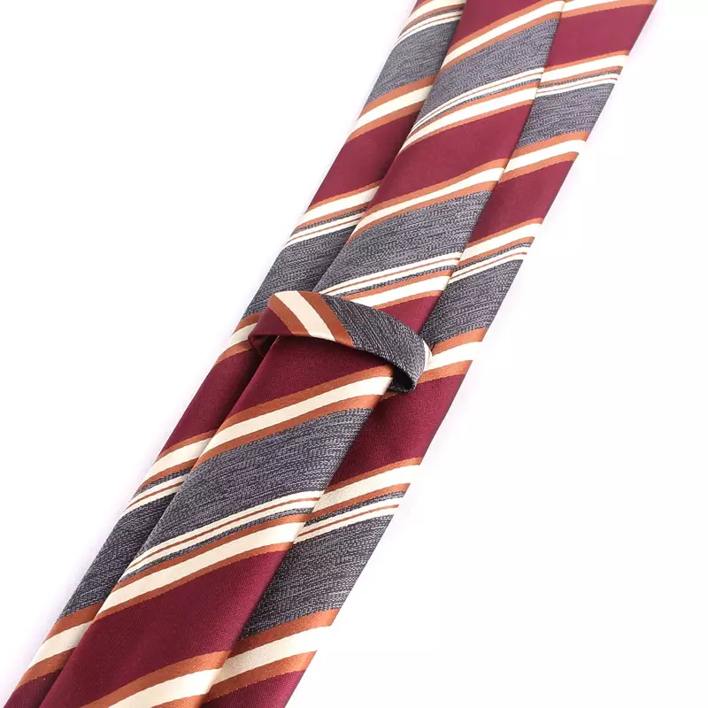 Bergaris pria dasi tenun pria dasi leher untuk pernikahan dasi untuk pengiring pria mode Jacquard garis dasi untuk pria wanita hadiah yang bagus