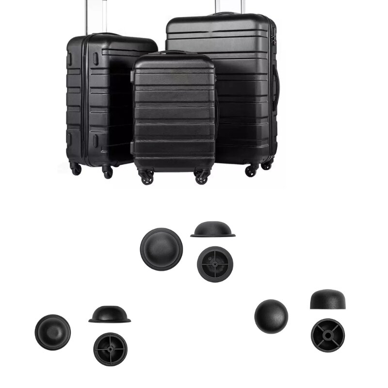 Almohadillas para pies de equipaje de piezas, pieza de repuesto para equipaje, soporte inferior para maleta, accesorios para pies