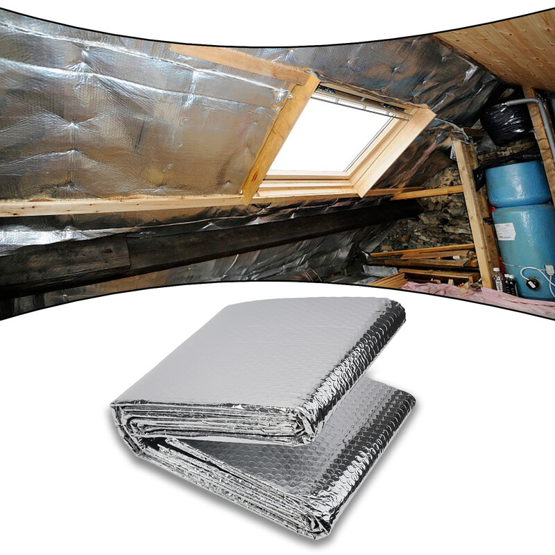 Reflector de calor para radiador, lámina trasera, retención de calor efectiva, fácil instalación, almohadilla de película de 5M, hogar acogedor, costos más bajos