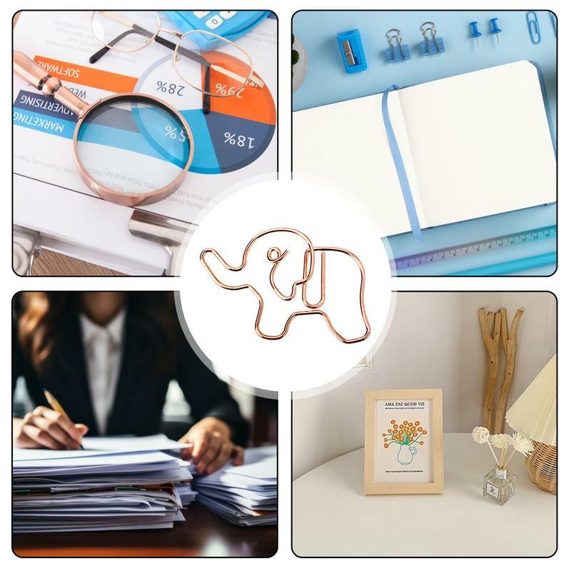 Fancy Paper Clips Cute Animal Shaped Bookmarks Dog Paper Clips Decorative Binder Clips Special Paperclip Bookmark For Coworkers