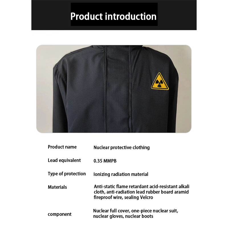 핵 산업 보호, 핵 폐수, 핵 방사선 화학 방지 보호 세트