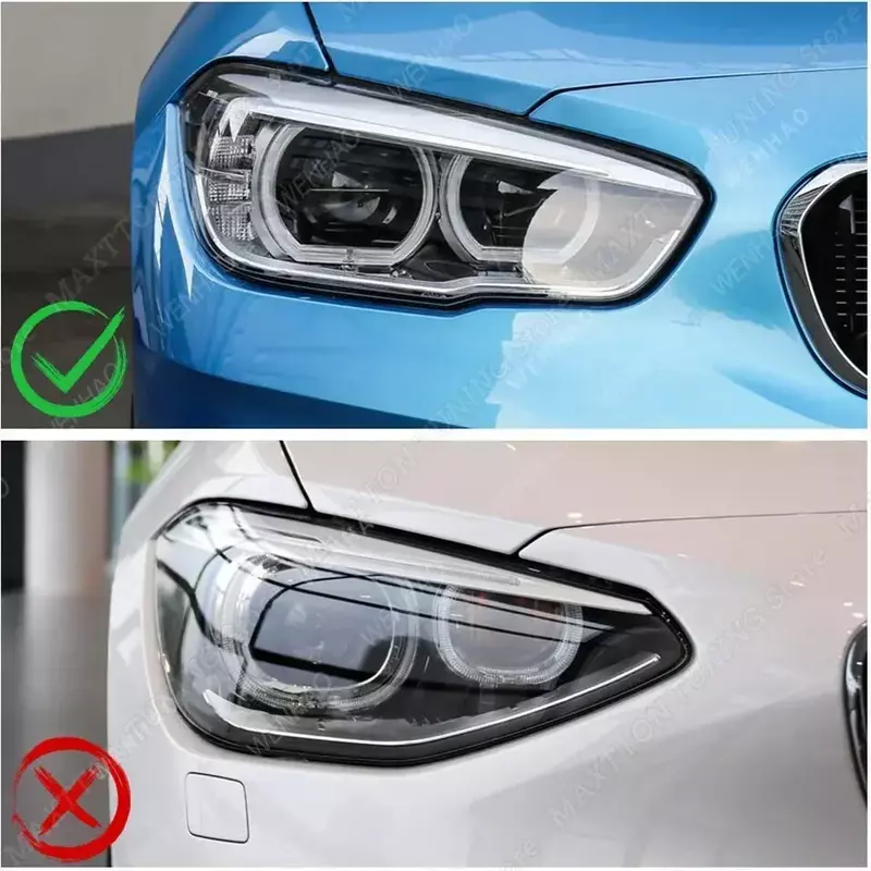 For BMW F20 F21 1 Series 116i 118i 120i 125i M135i M140i 2015-2019 Car Eyebrow Eyelid Lamp Light Eyebrows Headlight Accessories