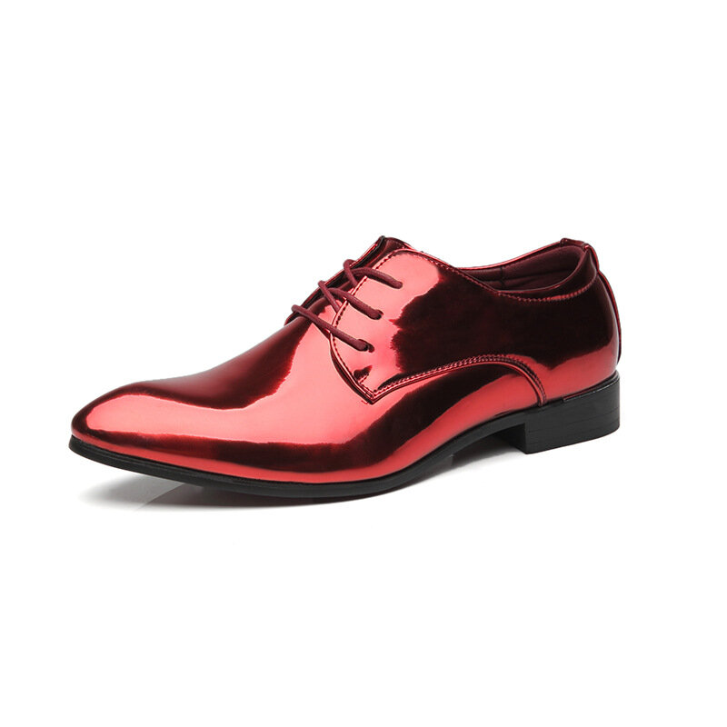 Sapatos masculinos de couro italiano, sapatos Oxford formais, sapatos de casamento, novo designer