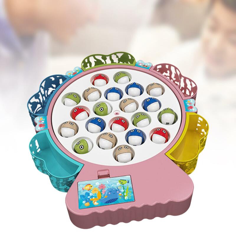 Fishing Game for 1-4 Player Colorful Early Educational Practice Motor Skills for Kid Family Party Favors Backyard Preschool