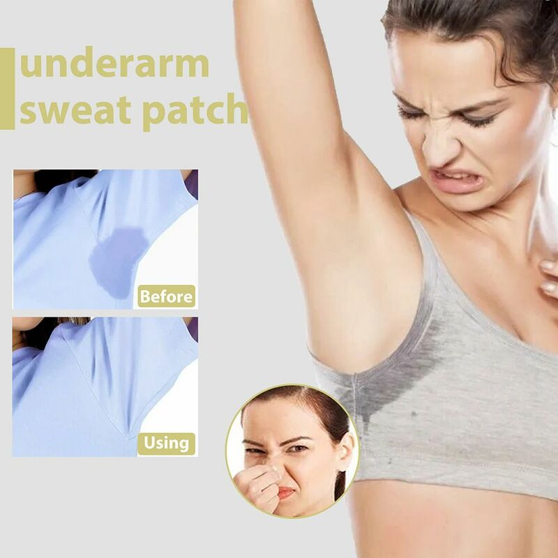 Nova Transpiração Suor Absorvente Forte Mulheres Desodorantes Underarm Absorver Patch Axilas Suor Adesivo Anti Suor Almofadas
