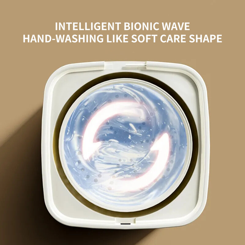 Mini-Waschmaschine, voll automatische kleine integrierte Haushalts maschine, spezielle Reinigungs maschine für Unterwäsche und Socken